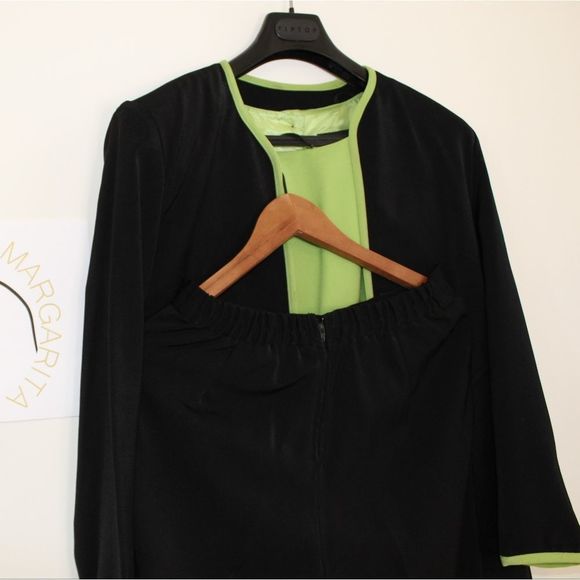 3 pieces formal business garment black and green 14 mint conditions - Picture 7 of 12